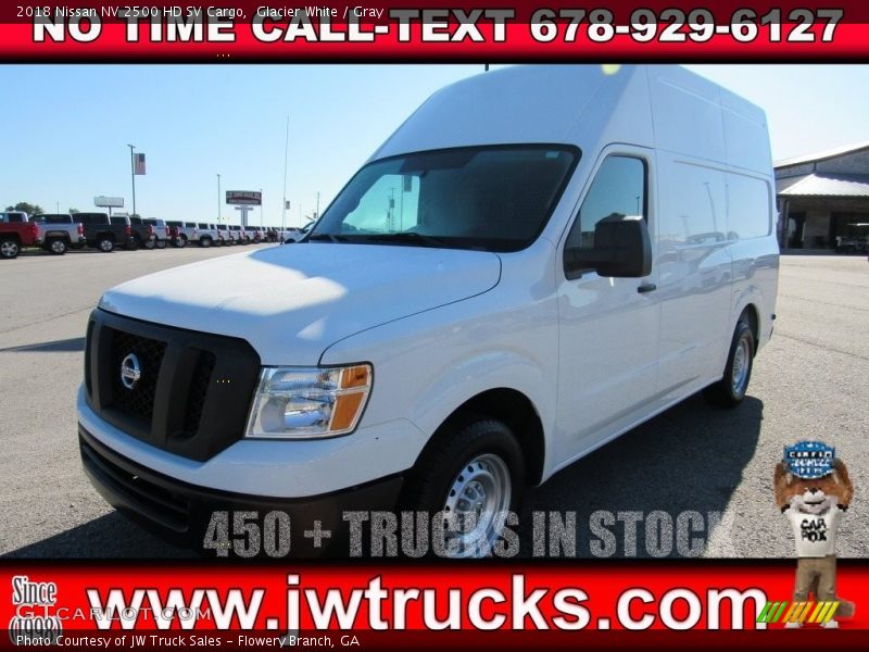 Glacier White / Gray 2018 Nissan NV 2500 HD SV Cargo