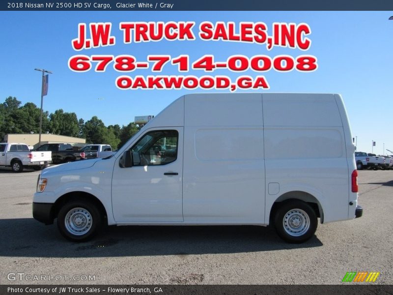 Glacier White / Gray 2018 Nissan NV 2500 HD SV Cargo