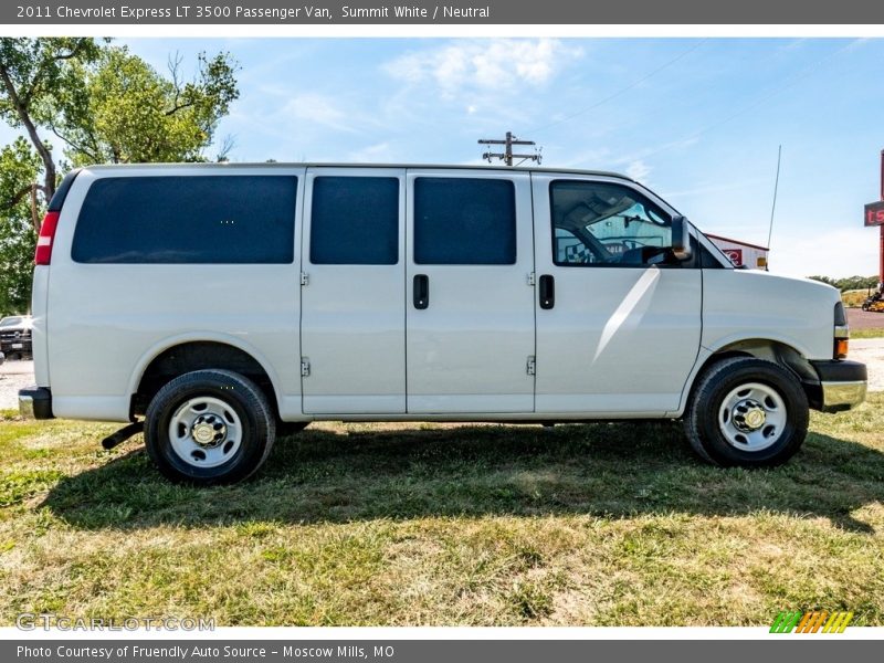 Summit White / Neutral 2011 Chevrolet Express LT 3500 Passenger Van