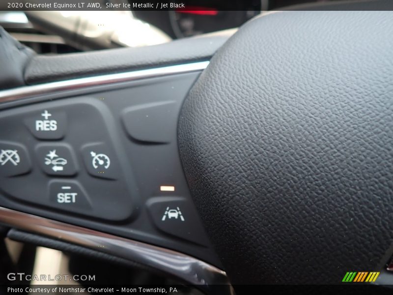 Silver Ice Metallic / Jet Black 2020 Chevrolet Equinox LT AWD