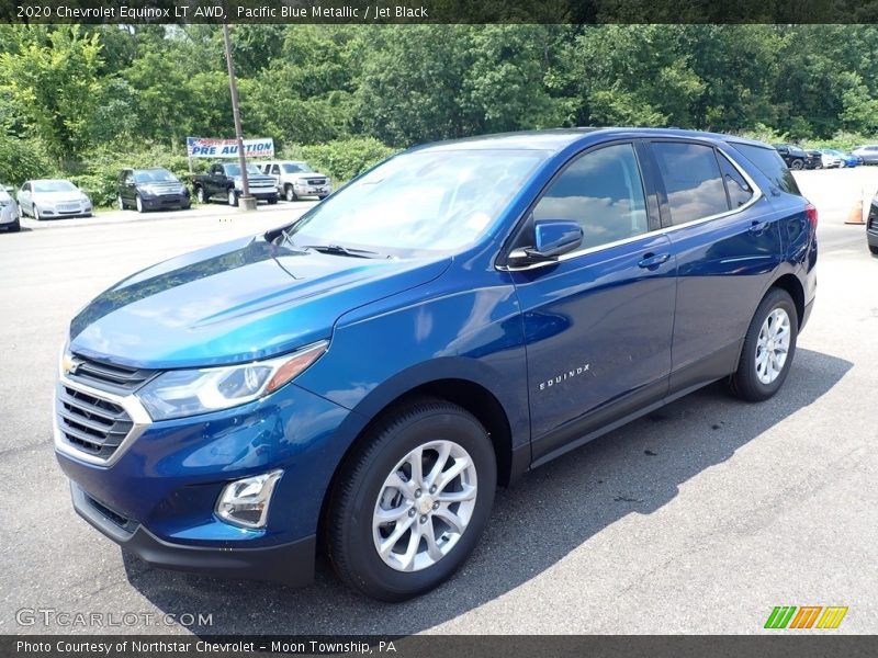Pacific Blue Metallic / Jet Black 2020 Chevrolet Equinox LT AWD