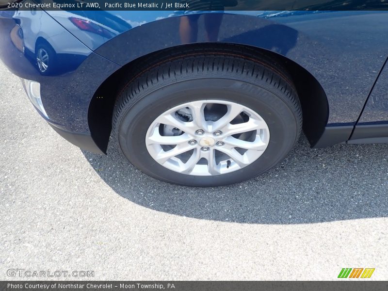 Pacific Blue Metallic / Jet Black 2020 Chevrolet Equinox LT AWD