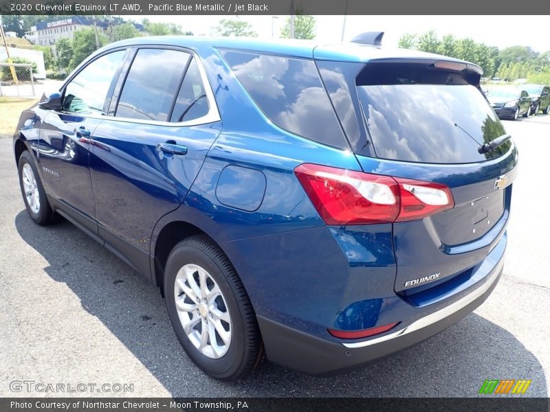 Pacific Blue Metallic / Jet Black 2020 Chevrolet Equinox LT AWD