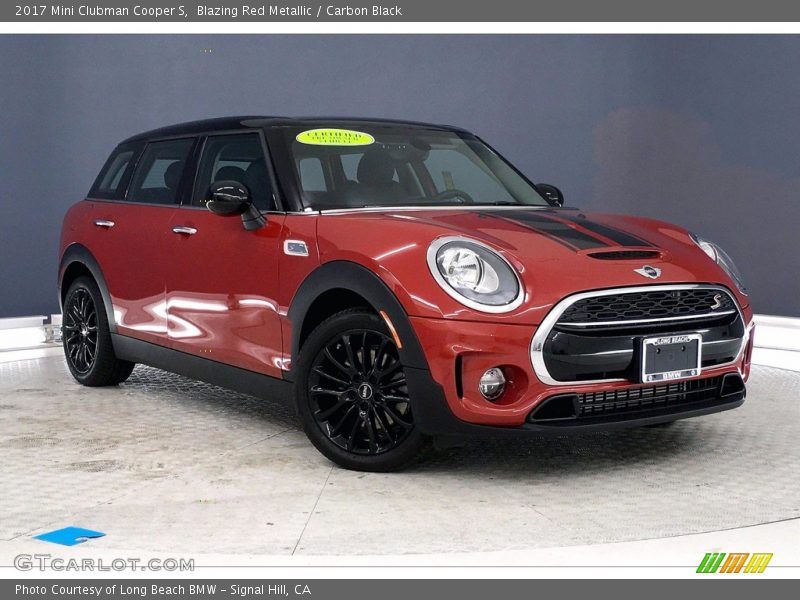 Blazing Red Metallic / Carbon Black 2017 Mini Clubman Cooper S