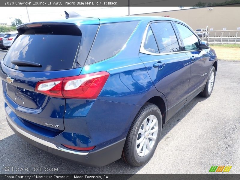 Pacific Blue Metallic / Jet Black 2020 Chevrolet Equinox LT AWD