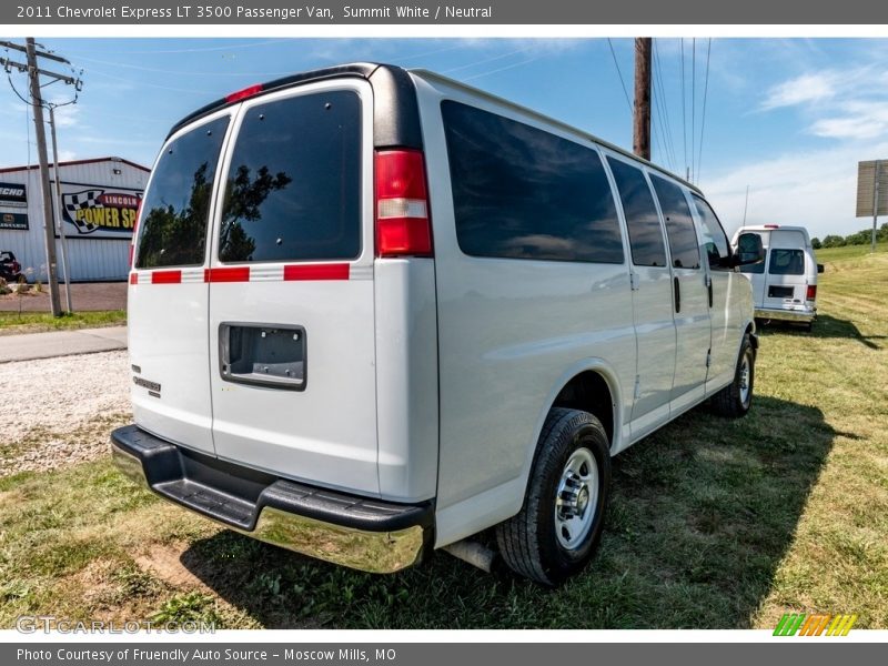 Summit White / Neutral 2011 Chevrolet Express LT 3500 Passenger Van