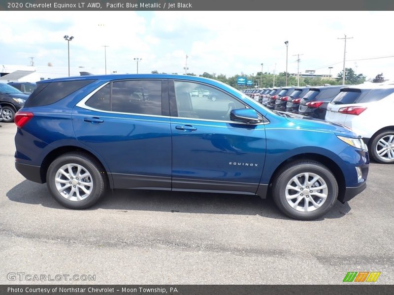 Pacific Blue Metallic / Jet Black 2020 Chevrolet Equinox LT AWD