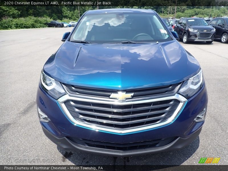 Pacific Blue Metallic / Jet Black 2020 Chevrolet Equinox LT AWD