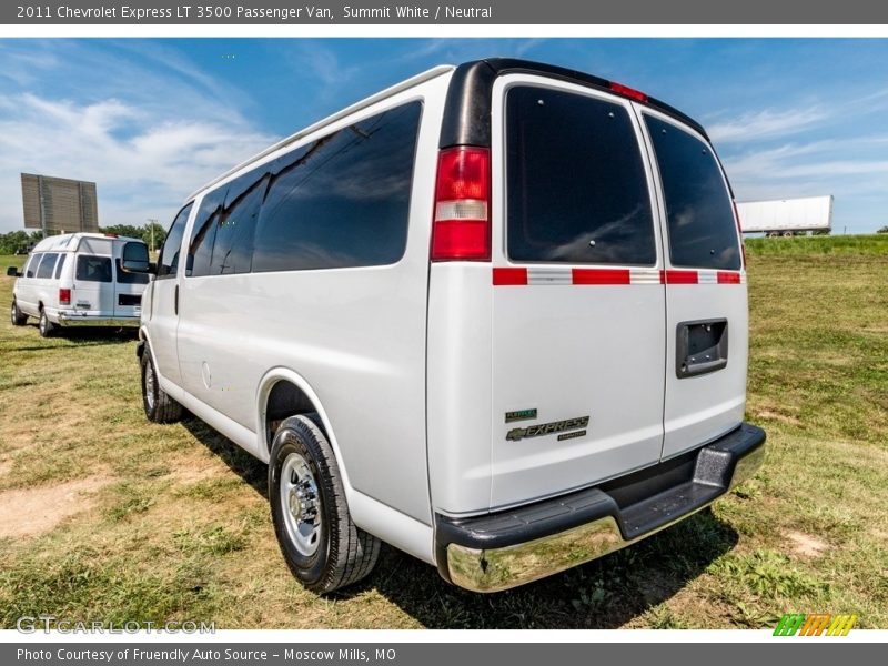 Summit White / Neutral 2011 Chevrolet Express LT 3500 Passenger Van