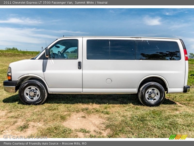 Summit White / Neutral 2011 Chevrolet Express LT 3500 Passenger Van