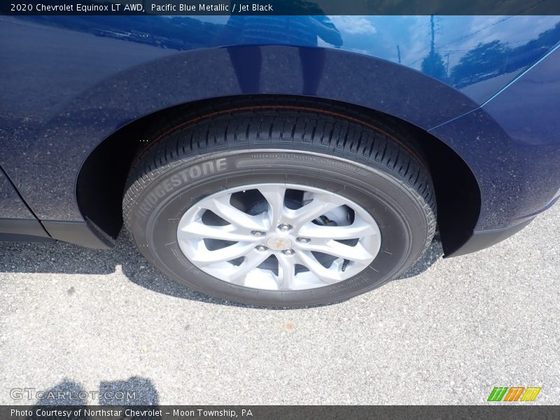 Pacific Blue Metallic / Jet Black 2020 Chevrolet Equinox LT AWD