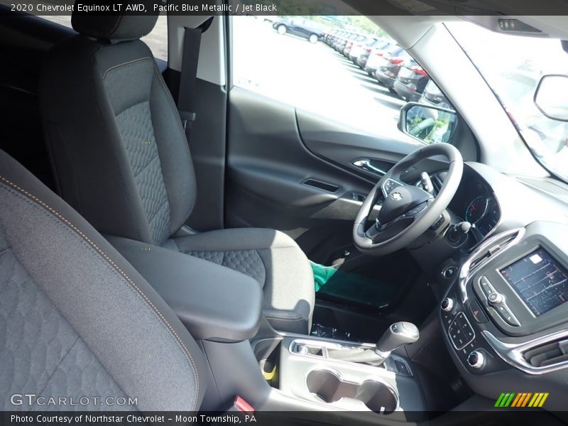 Pacific Blue Metallic / Jet Black 2020 Chevrolet Equinox LT AWD