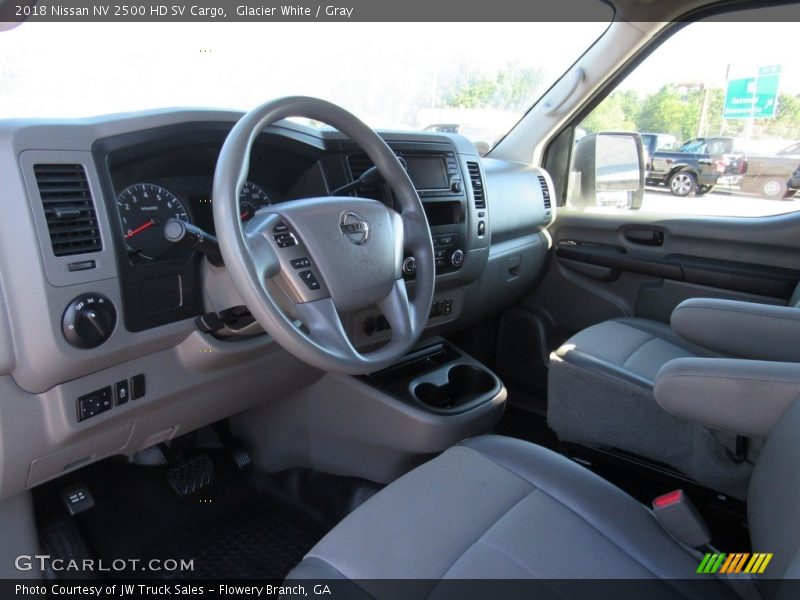 Glacier White / Gray 2018 Nissan NV 2500 HD SV Cargo