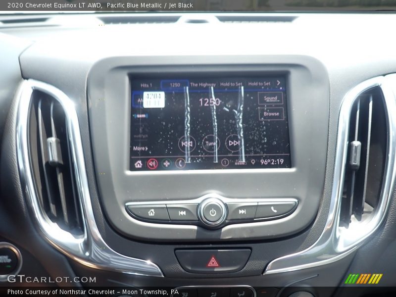 Pacific Blue Metallic / Jet Black 2020 Chevrolet Equinox LT AWD