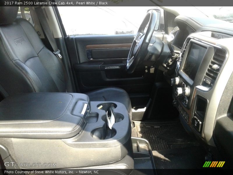 Pearl White / Black 2017 Ram 2500 Laramie Crew Cab 4x4