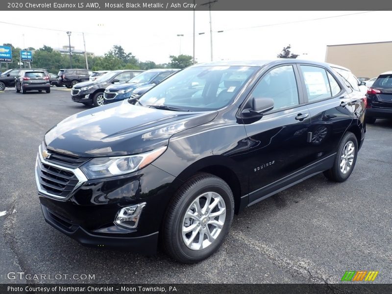 Mosaic Black Metallic / Ash Gray 2020 Chevrolet Equinox LS AWD