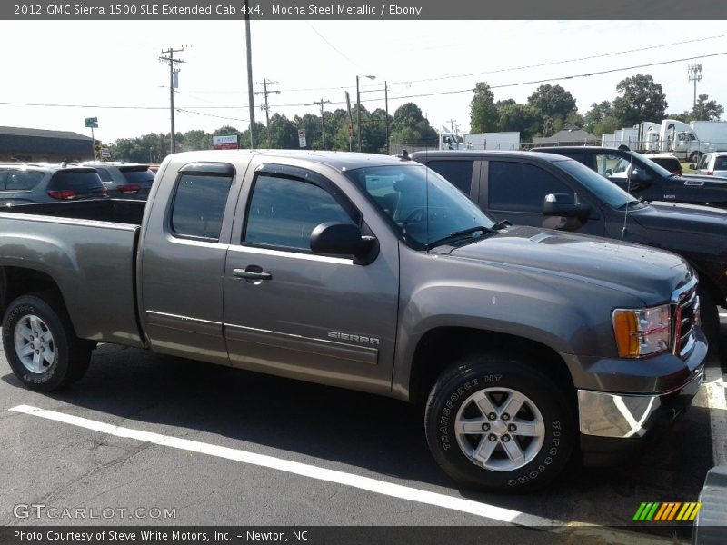 Mocha Steel Metallic / Ebony 2012 GMC Sierra 1500 SLE Extended Cab 4x4