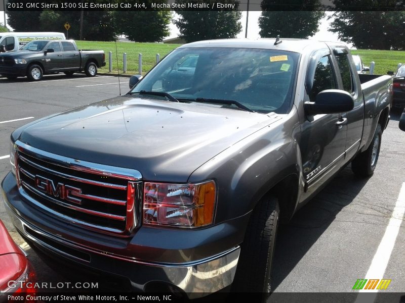 Mocha Steel Metallic / Ebony 2012 GMC Sierra 1500 SLE Extended Cab 4x4