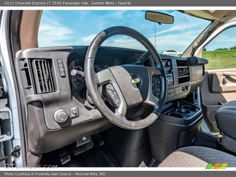 Summit White / Neutral 2011 Chevrolet Express LT 3500 Passenger Van