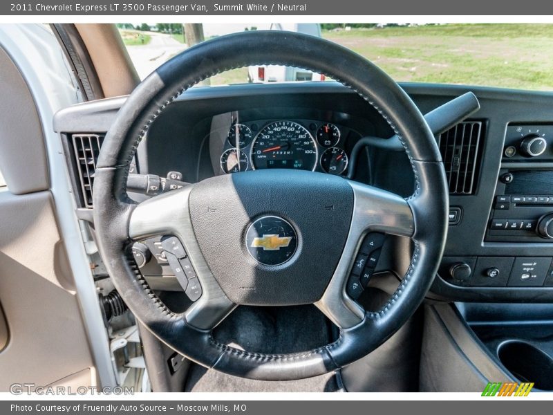 Summit White / Neutral 2011 Chevrolet Express LT 3500 Passenger Van