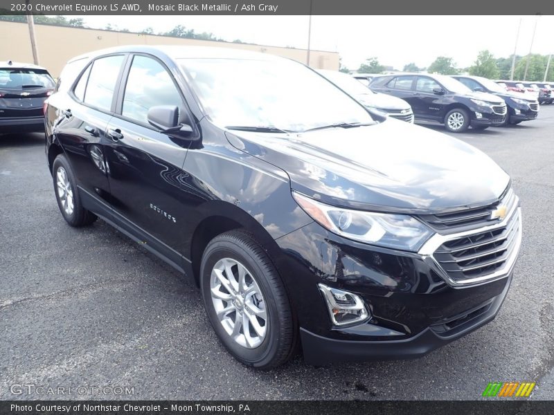 Mosaic Black Metallic / Ash Gray 2020 Chevrolet Equinox LS AWD