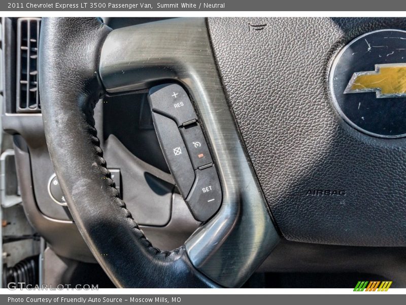 Summit White / Neutral 2011 Chevrolet Express LT 3500 Passenger Van