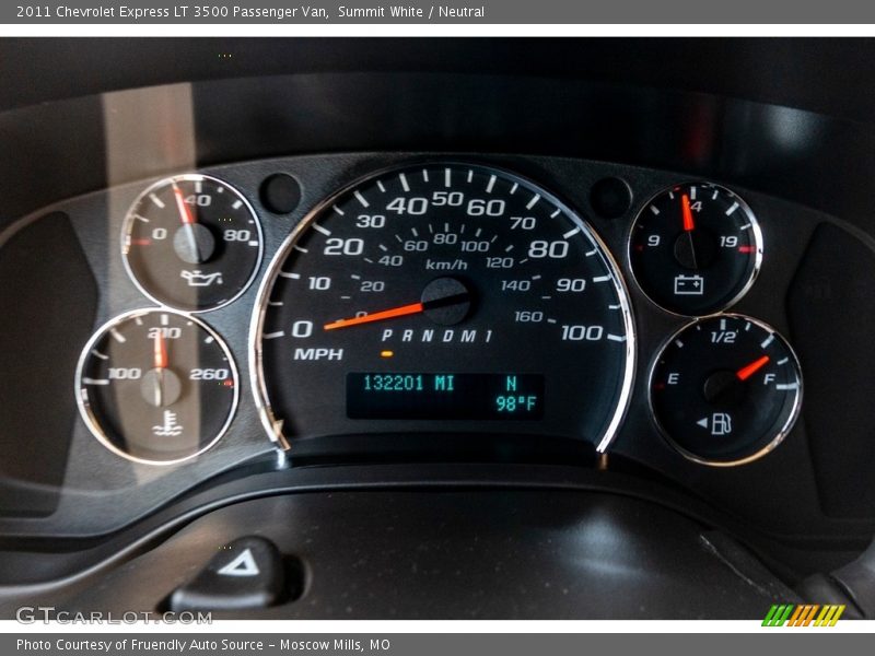 Summit White / Neutral 2011 Chevrolet Express LT 3500 Passenger Van