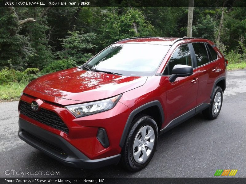 Ruby Flare Pearl / Black 2020 Toyota RAV4 LE