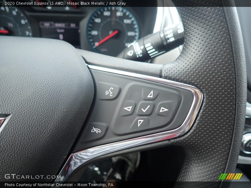 Mosaic Black Metallic / Ash Gray 2020 Chevrolet Equinox LS AWD