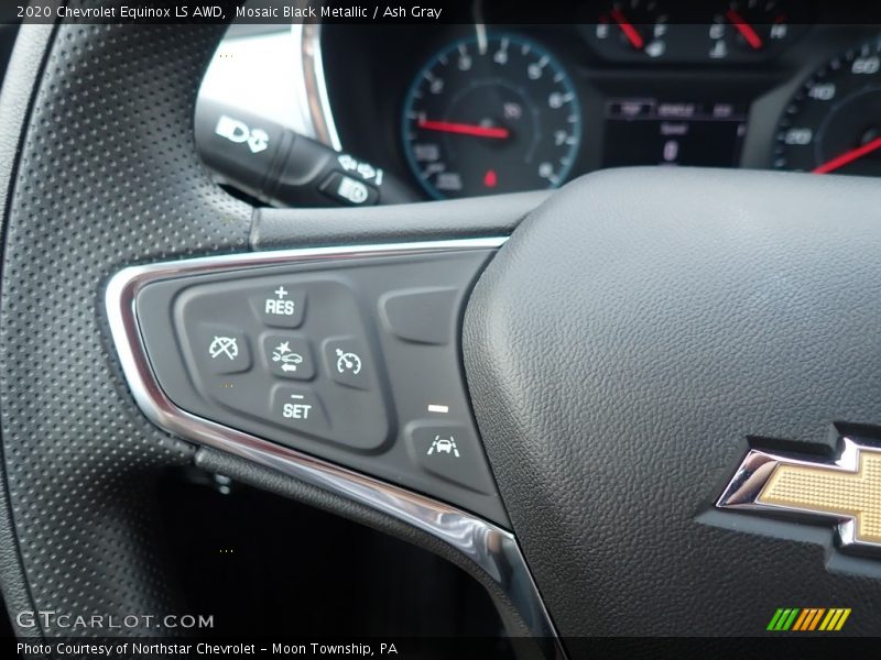 Mosaic Black Metallic / Ash Gray 2020 Chevrolet Equinox LS AWD