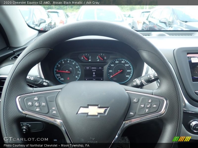 Mosaic Black Metallic / Ash Gray 2020 Chevrolet Equinox LS AWD