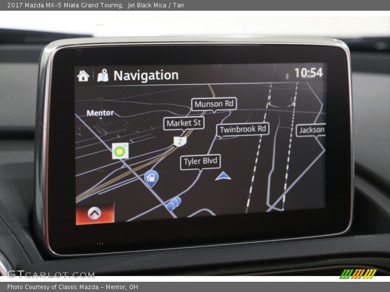 Navigation of 2017 MX-5 Miata Grand Touring