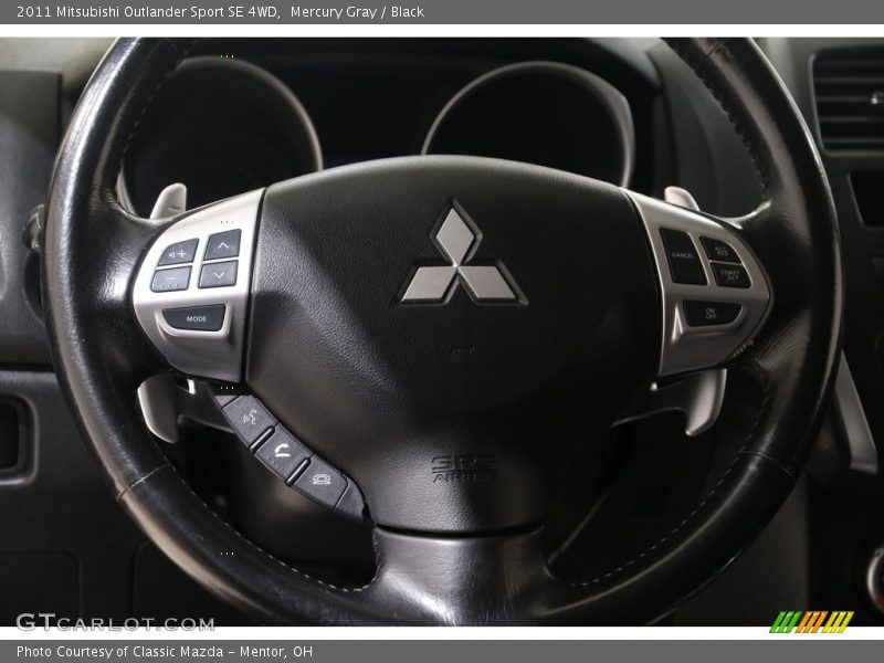 Mercury Gray / Black 2011 Mitsubishi Outlander Sport SE 4WD