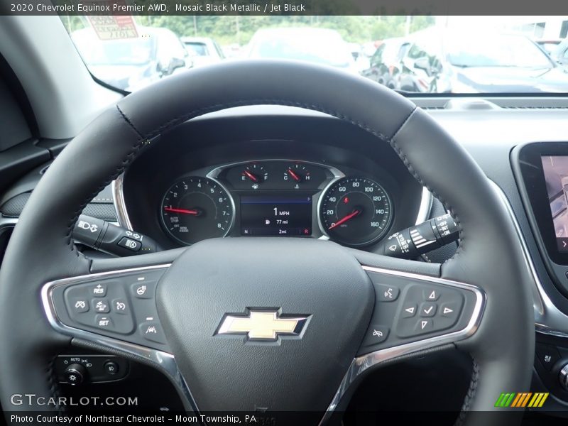 Mosaic Black Metallic / Jet Black 2020 Chevrolet Equinox Premier AWD