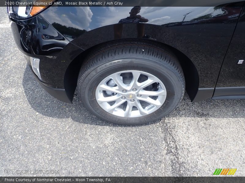 Mosaic Black Metallic / Ash Gray 2020 Chevrolet Equinox LS AWD