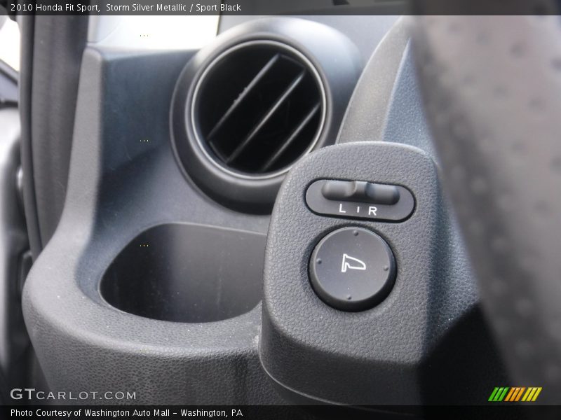 Storm Silver Metallic / Sport Black 2010 Honda Fit Sport