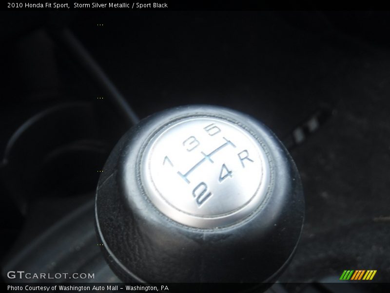 Storm Silver Metallic / Sport Black 2010 Honda Fit Sport
