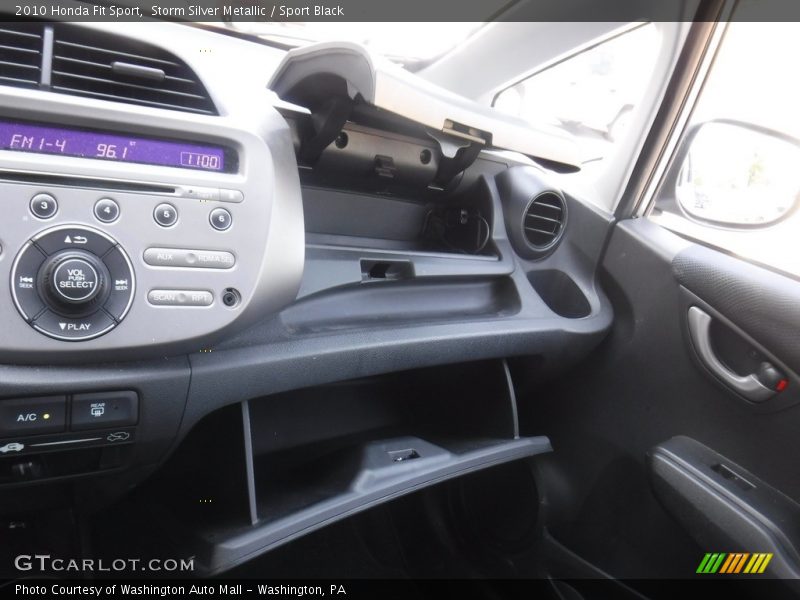 Storm Silver Metallic / Sport Black 2010 Honda Fit Sport