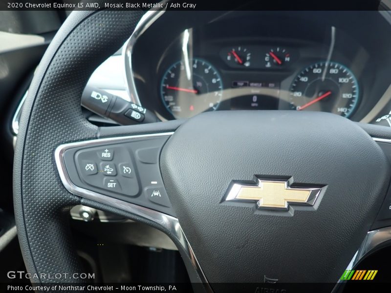 Mosaic Black Metallic / Ash Gray 2020 Chevrolet Equinox LS AWD