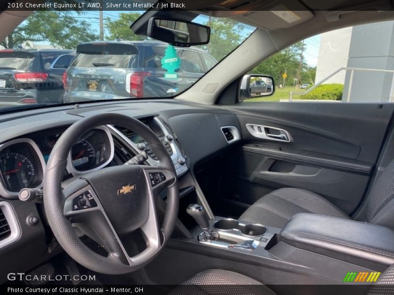 Silver Ice Metallic / Jet Black 2016 Chevrolet Equinox LT AWD