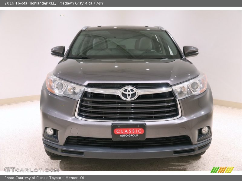 Predawn Gray Mica / Ash 2016 Toyota Highlander XLE