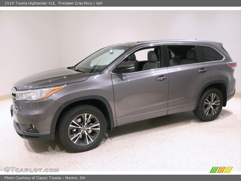 Predawn Gray Mica / Ash 2016 Toyota Highlander XLE