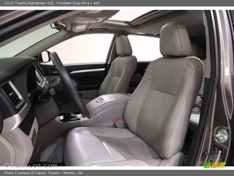 Predawn Gray Mica / Ash 2016 Toyota Highlander XLE