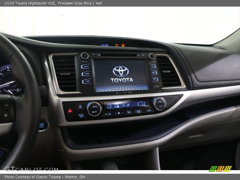 Predawn Gray Mica / Ash 2016 Toyota Highlander XLE