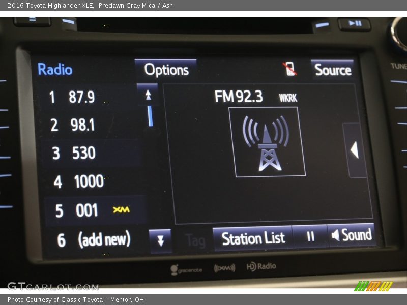 Predawn Gray Mica / Ash 2016 Toyota Highlander XLE
