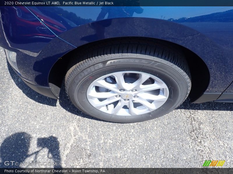 Pacific Blue Metallic / Jet Black 2020 Chevrolet Equinox LT AWD