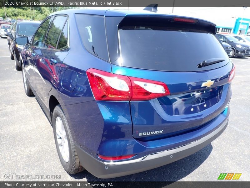 Pacific Blue Metallic / Jet Black 2020 Chevrolet Equinox LT AWD