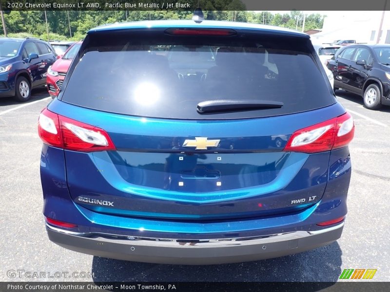 Pacific Blue Metallic / Jet Black 2020 Chevrolet Equinox LT AWD
