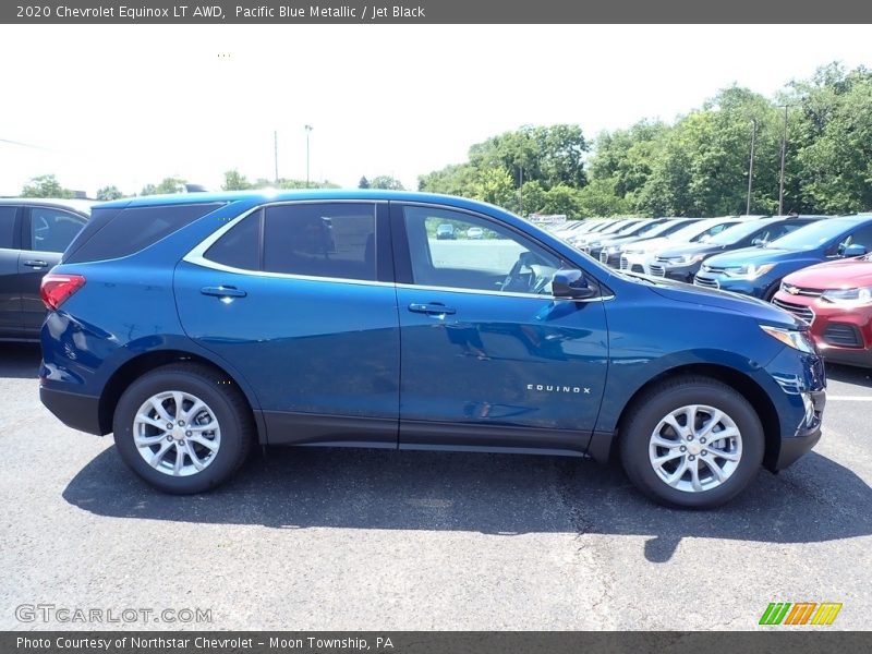 Pacific Blue Metallic / Jet Black 2020 Chevrolet Equinox LT AWD