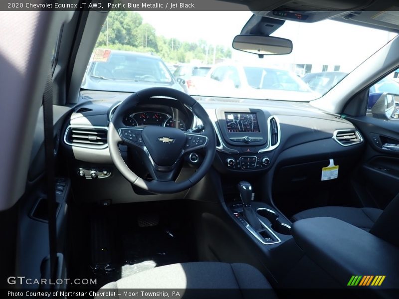 Pacific Blue Metallic / Jet Black 2020 Chevrolet Equinox LT AWD